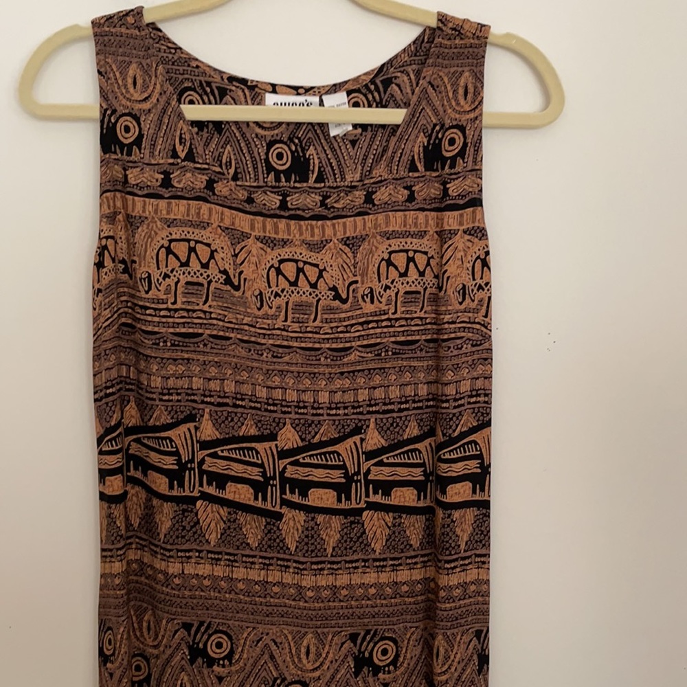 Chico’s Aztec Pattern Shift Dress - image 3